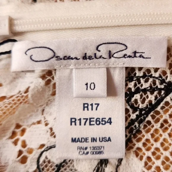 Oscar de la Renta lace dress NWT - Picture 4 of 9